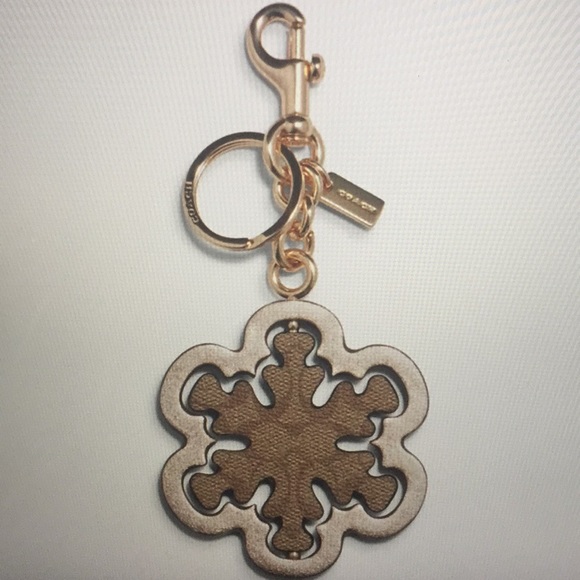 COACH - SPINNING SNOWFLAKE BAG CHARM (NWT) - Picture 12 of 12